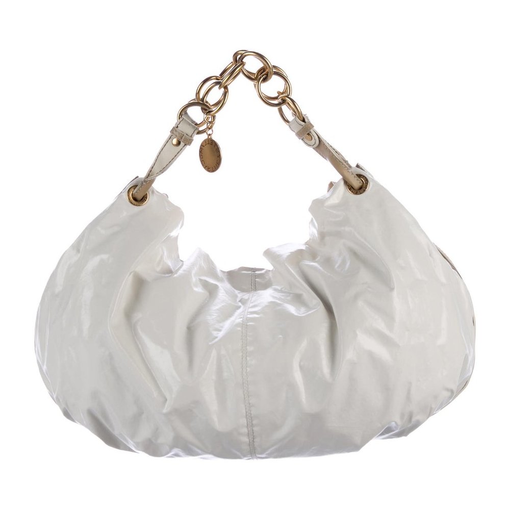 FIRM RARE Stella McCartney Very Large White Vegan Hobo Bag